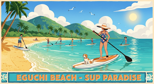 【鹿児島・SUP】初心者歓迎！鹿児島江口浜で海上散歩 イメージ画像